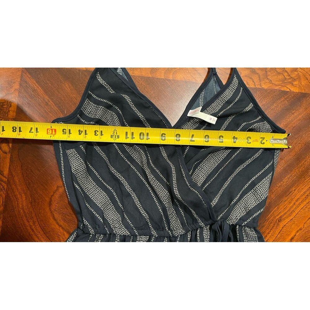 Xhilaration Women's Striped Blue And White‎ Wrap Wide Leg Jumpsuit Size X-small - Picture 13 of 16
